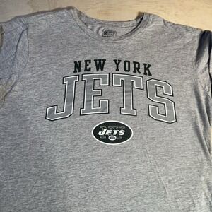 Fanatics Pro Line New York Jets Long Sleeve Gray T-Shirt Size Medium NFL